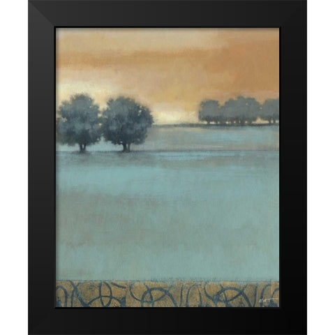 Tranquil Landscape I Black Modern Wood Framed Art Print by Wyatt Jr., Norman
