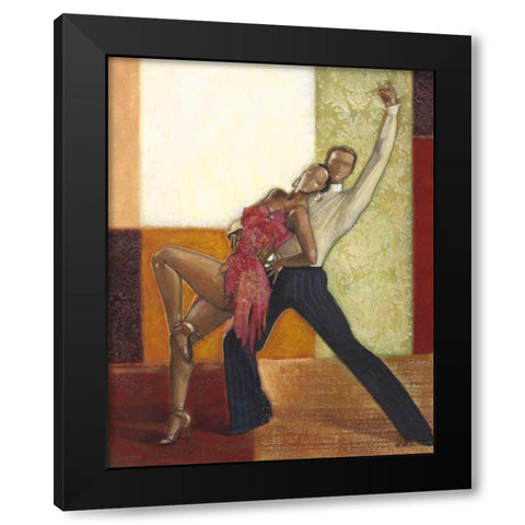Dance I Black Modern Wood Framed Art Print by Wyatt Jr., Norman