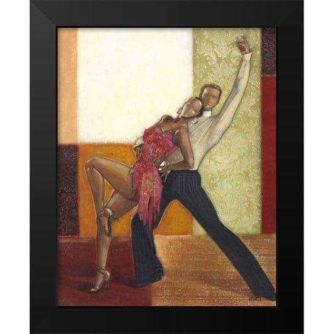 Dance I Black Modern Wood Framed Art Print by Wyatt Jr., Norman