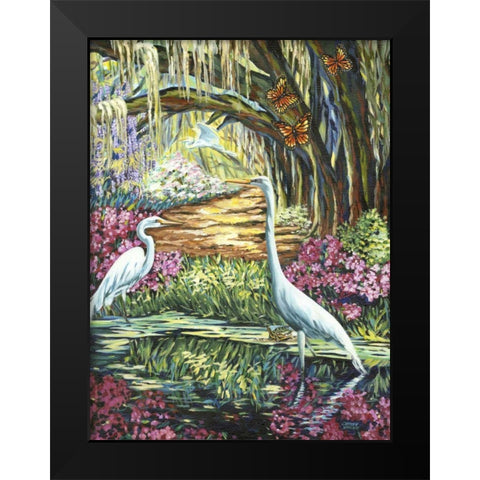 Magical Moment II Black Modern Wood Framed Art Print by Vitaletti, Carolee