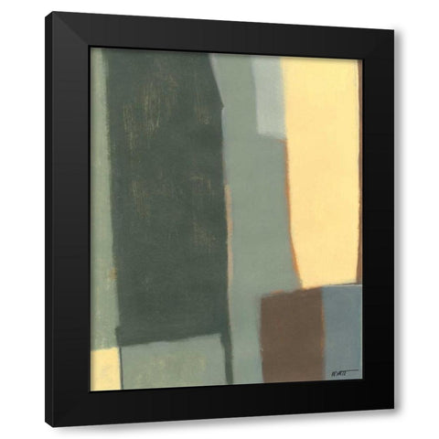 Jade Falls I Black Modern Wood Framed Art Print by Wyatt Jr., Norman