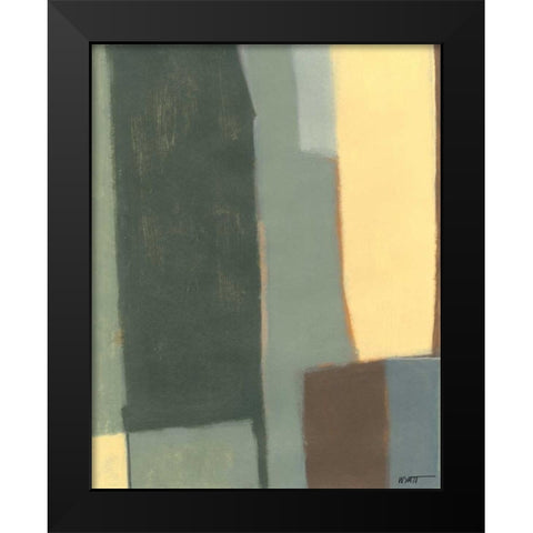 Jade Falls I Black Modern Wood Framed Art Print by Wyatt Jr., Norman