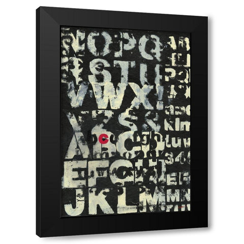 See Black Modern Wood Framed Art Print by Wyatt Jr., Norman