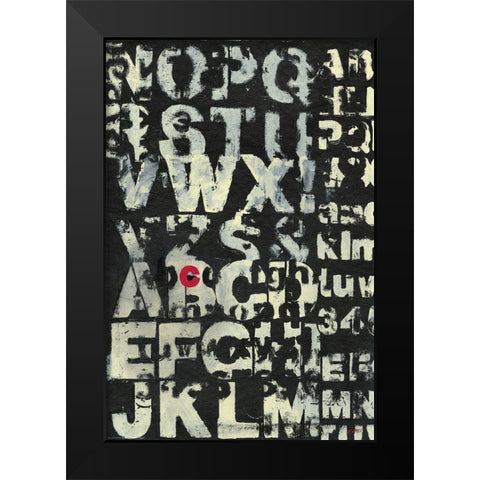 See Black Modern Wood Framed Art Print by Wyatt Jr., Norman