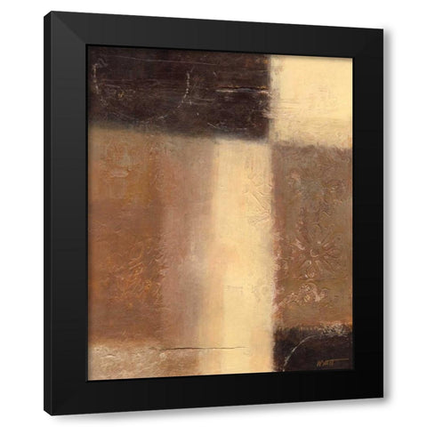 Ivory and Onyx I Black Modern Wood Framed Art Print by Wyatt Jr., Norman