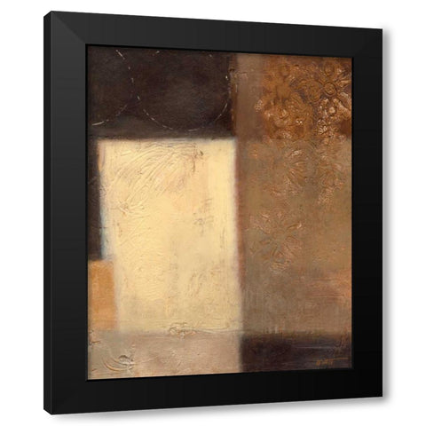 Ivory and Onyx II Black Modern Wood Framed Art Print by Wyatt Jr., Norman