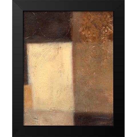 Ivory and Onyx II Black Modern Wood Framed Art Print by Wyatt Jr., Norman