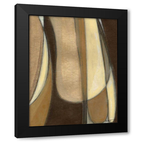 Voyage I Black Modern Wood Framed Art Print by Wyatt Jr., Norman