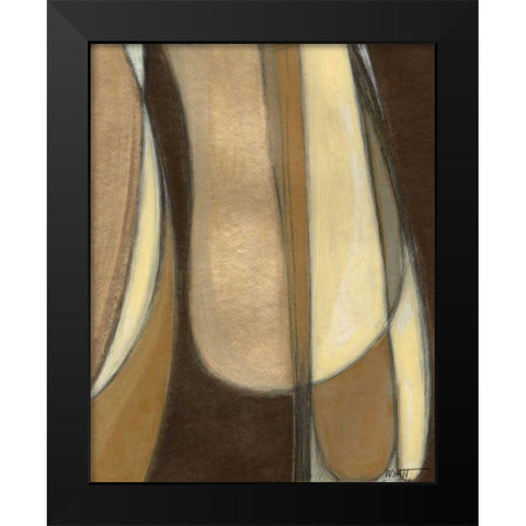 Voyage I Black Modern Wood Framed Art Print by Wyatt Jr., Norman