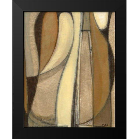 Voyage II Black Modern Wood Framed Art Print by Wyatt Jr., Norman