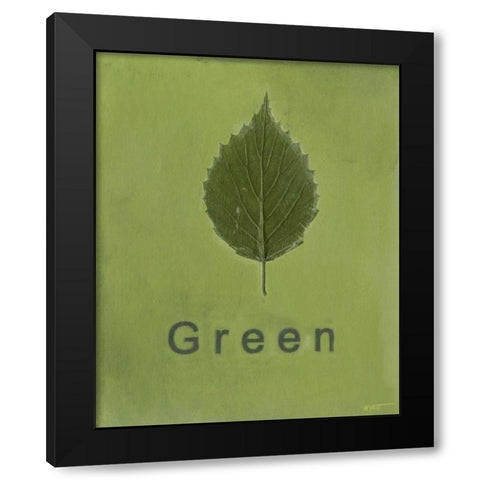 Going Green II Black Modern Wood Framed Art Print by Wyatt Jr., Norman