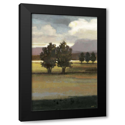 Mountain Range I Black Modern Wood Framed Art Print with Double Matting by Wyatt Jr., Norman