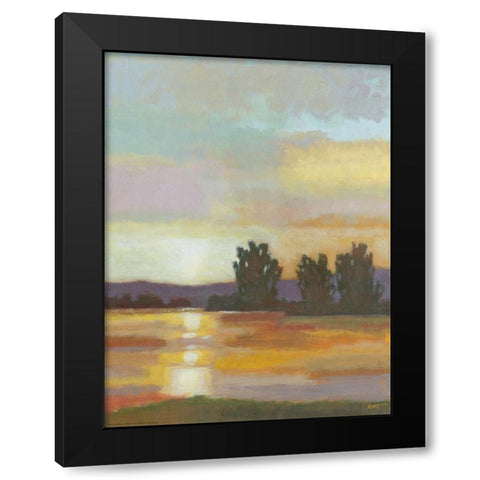 Canyon River I Black Modern Wood Framed Art Print with Double Matting by Wyatt Jr., Norman