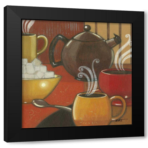 Another Cup I Black Modern Wood Framed Art Print with Double Matting by Wyatt Jr., Norman