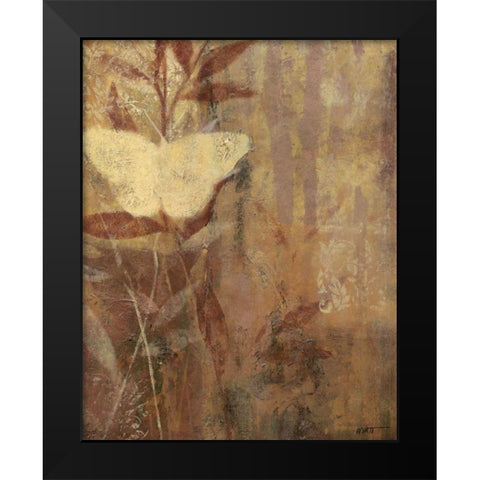 Copper Meadows I Black Modern Wood Framed Art Print by Wyatt Jr., Norman