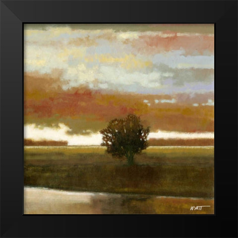 Painted Sky I Black Modern Wood Framed Art Print by Wyatt Jr., Norman