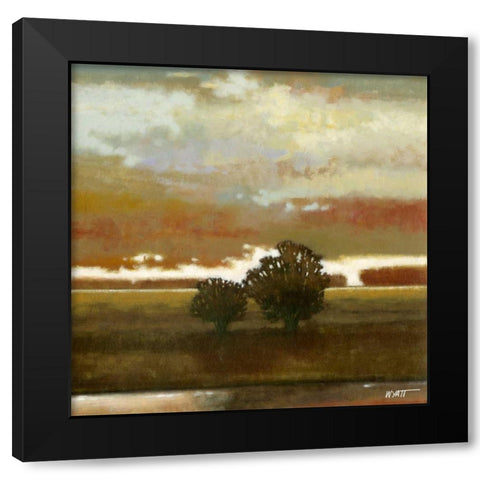 Painted Sky II Black Modern Wood Framed Art Print by Wyatt Jr., Norman