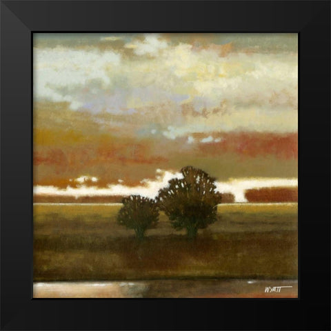 Painted Sky II Black Modern Wood Framed Art Print by Wyatt Jr., Norman
