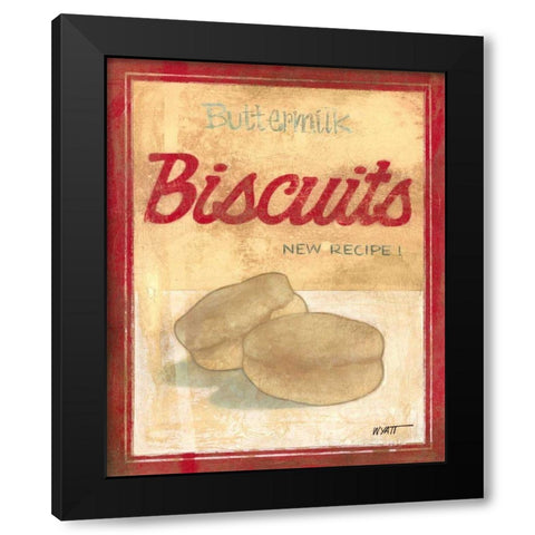 Buttermilk Biscuit Mix Black Modern Wood Framed Art Print with Double Matting by Wyatt Jr., Norman