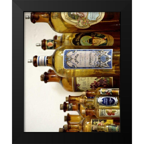French Perfume Bottles III Black Modern Wood Framed Art Print by Gray, Madelaine