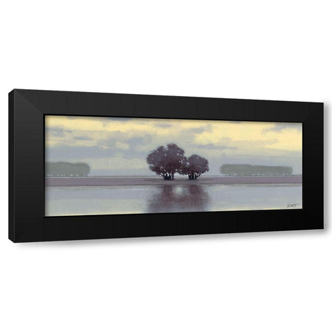 Lake Amethyst I Black Modern Wood Framed Art Print with Double Matting by Wyatt Jr., Norman
