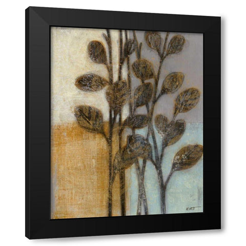 Essential I Black Modern Wood Framed Art Print with Double Matting by Wyatt Jr., Norman