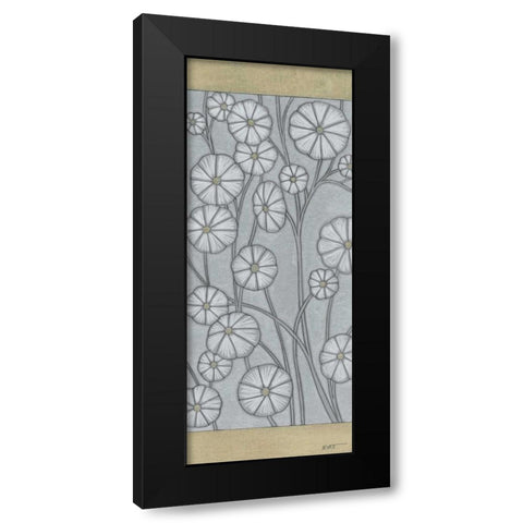 Shimmering Daisies I Black Modern Wood Framed Art Print by Wyatt Jr., Norman