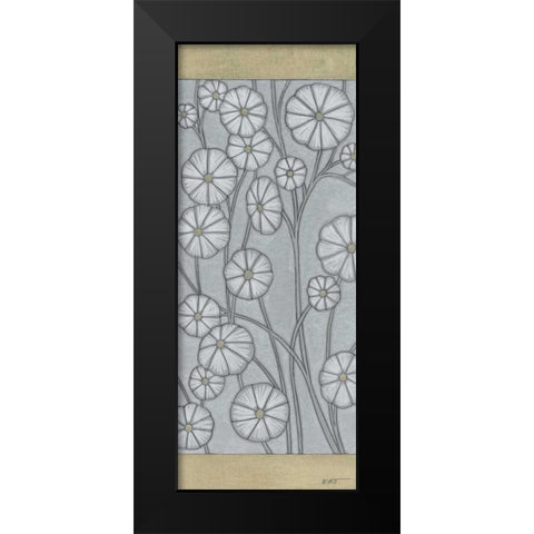 Shimmering Daisies I Black Modern Wood Framed Art Print by Wyatt Jr., Norman