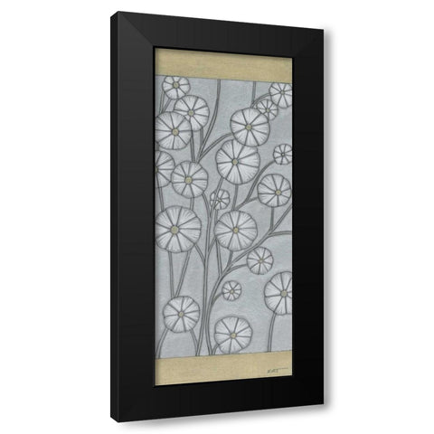 Shimmering Daisies II Black Modern Wood Framed Art Print by Wyatt Jr., Norman