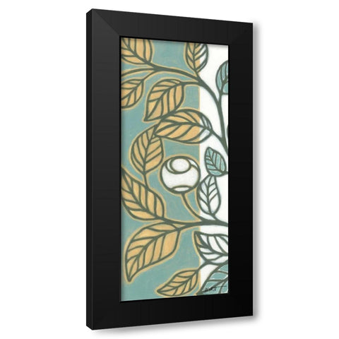 Flourish I Black Modern Wood Framed Art Print by Wyatt Jr., Norman