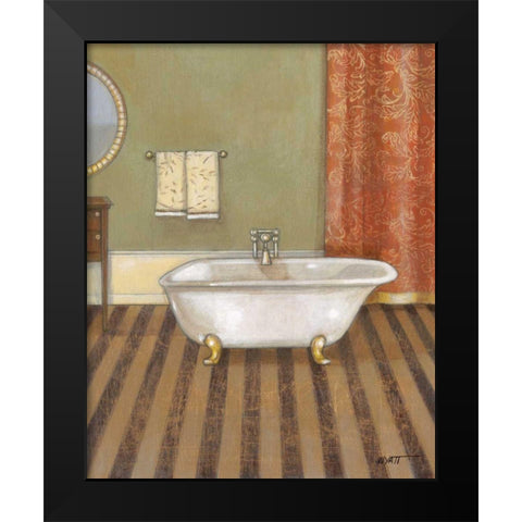 Upscale Bath II Black Modern Wood Framed Art Print by Wyatt Jr., Norman