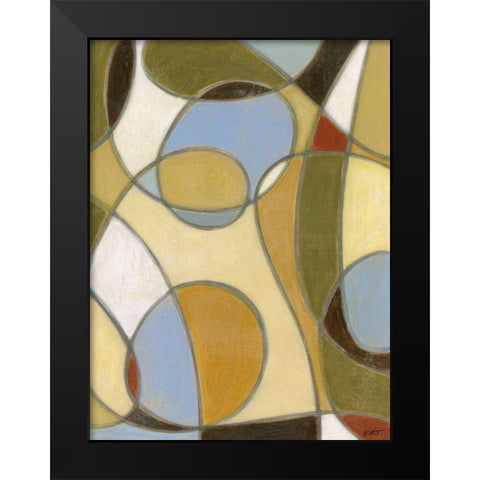 Change of Plans II Black Modern Wood Framed Art Print by Wyatt Jr., Norman