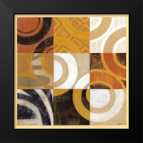 Pulse II Black Modern Wood Framed Art Print by Wyatt Jr., Norman