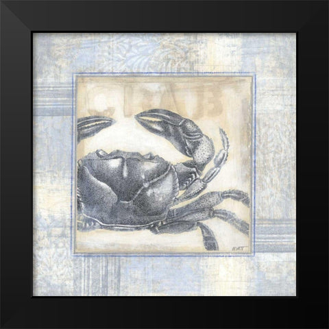 Driftwood Memories II Black Modern Wood Framed Art Print by Wyatt Jr., Norman