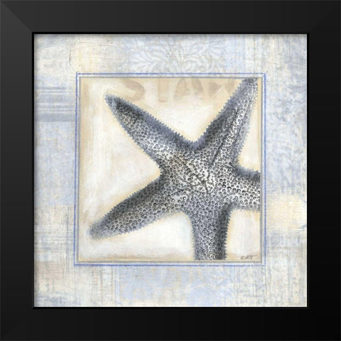 Driftwood Memories IV Black Modern Wood Framed Art Print by Wyatt Jr., Norman