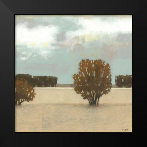 The Scent of Rain II Black Modern Wood Framed Art Print by Wyatt Jr., Norman