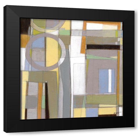 Visionary I Black Modern Wood Framed Art Print with Double Matting by Wyatt Jr., Norman