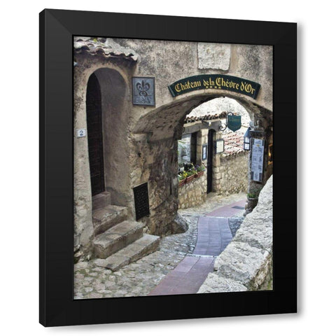 Cobbled Walkway I Black Modern Wood Framed Art Print with Double Matting by Perry, Rachel