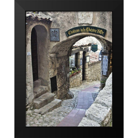 Cobbled Walkway I Black Modern Wood Framed Art Print by Perry, Rachel