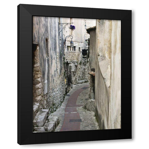 Cobbled Walkway II Black Modern Wood Framed Art Print by Perry, Rachel