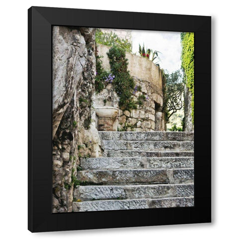 Cobbled Walkway III Black Modern Wood Framed Art Print with Double Matting by Perry, Rachel
