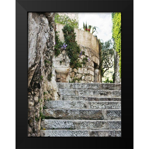 Cobbled Walkway III Black Modern Wood Framed Art Print by Perry, Rachel