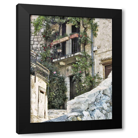 Cobbled Walkway IV Black Modern Wood Framed Art Print with Double Matting by Perry, Rachel