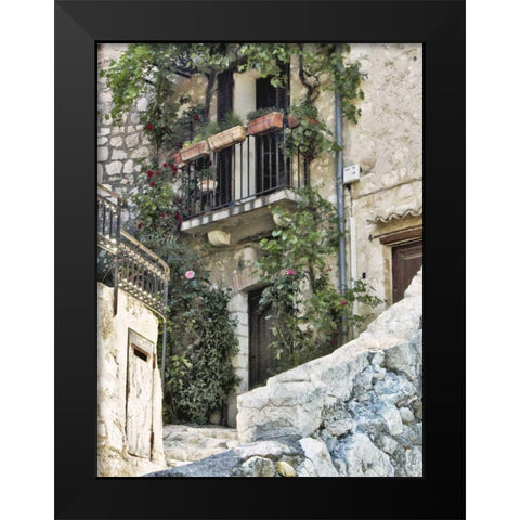 Cobbled Walkway IV Black Modern Wood Framed Art Print by Perry, Rachel
