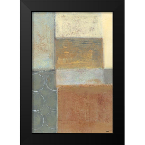 Nickel and Earth I Black Modern Wood Framed Art Print by Wyatt Jr., Norman