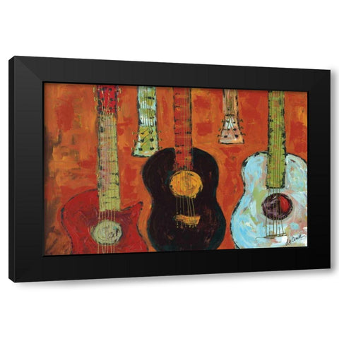 Pick Me II Black Modern Wood Framed Art Print with Double Matting by Hebert, Deann