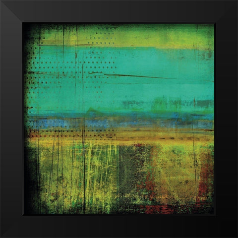 Corrugated II Black Modern Wood Framed Art Print by Mountain, Ricki