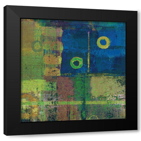 Vibe II Black Modern Wood Framed Art Print by Mountain, Ricki