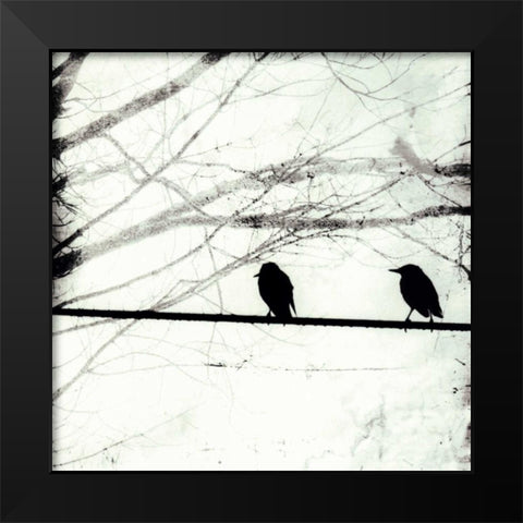 Silver Days I Black Modern Wood Framed Art Print by Blixt, Ingrid