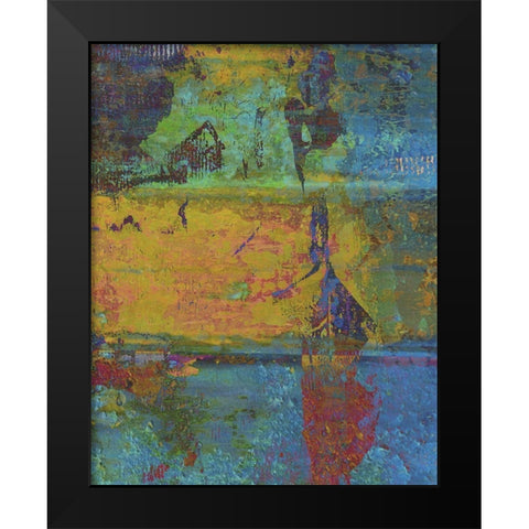Golden Light II Black Modern Wood Framed Art Print by Mountain Ricki